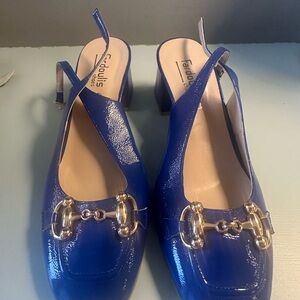 Blue Women's Slingback Shoes